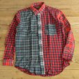 画像2: CLEVE Crazy Pattern Flannel Shirts MADE IN USA Dead Stock 【Medium】 (2)