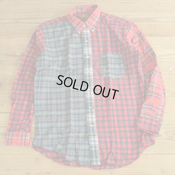 画像2: CLEVE Crazy Pattern Flannel Shirts MADE IN USA Dead Stock 【Medium】