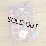 Wood Haven Crazy Pattern Flannel Shirts MADE IN USA Dead Stock 【Large】
