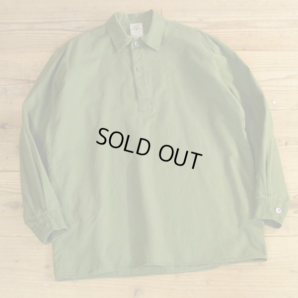 画像1: Sweden Military M55 Grandpa Shirts 【Large】