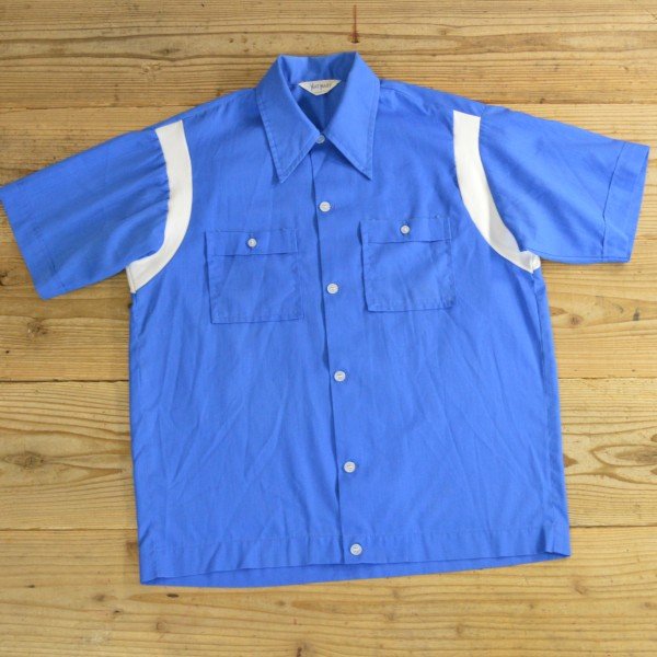 画像1: 70年代 NAT NAST ボーリングシャツ USA製 【Mサイズ】
