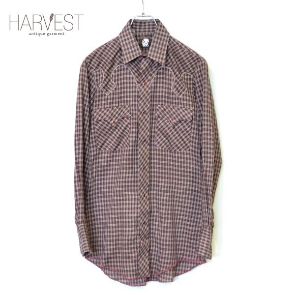 画像1: KARMAN Check Western Shirts