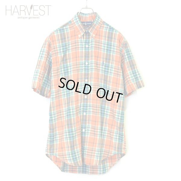 画像1: Ralph Lauren Half Check B.D Shirts