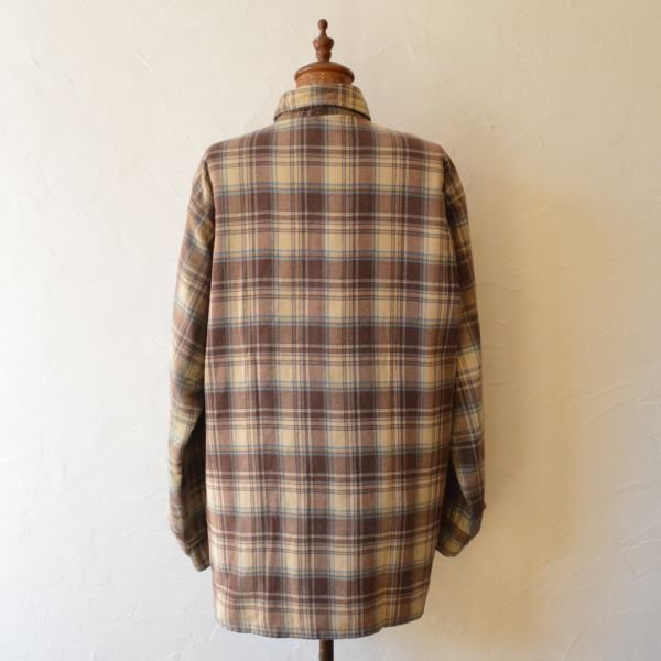 画像2: 80s FIVE BROTHER Light Flannel Shirts with Quilting Liner