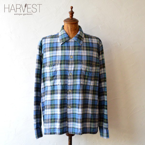 画像1: 70s DeLuxe Masterweaves Old Flannel Shirts