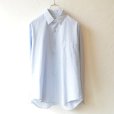 画像2: 1969 US ARMY Blue Shade Plain Shirts (2)