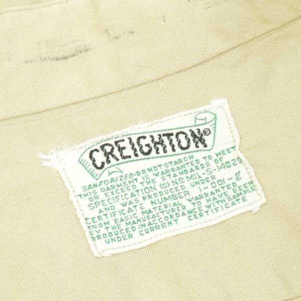 画像3: CREIGHTON クレイトン 60年代 ヴィンテージ ワークシャツ 【約 Mサイズ】