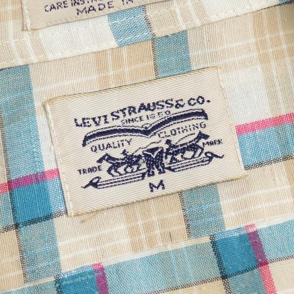 画像3: 80s Levi`s チェックシャツ 【Mサイズ】 【SALE】
