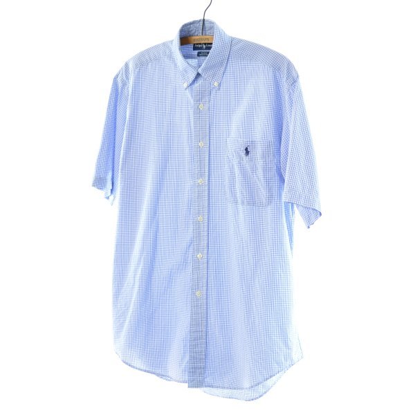 画像1: Ralph Lauren チェックボタンダウンシャツ 【約 Lサイズ】 【SALE】