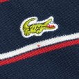 画像4: LACOSTE ボーダーポロシャツ 【Mサイズ】 (4)