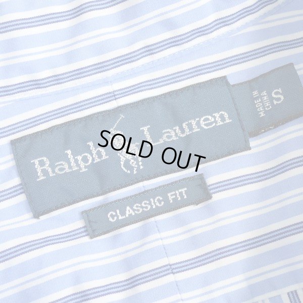 画像3: Ralph Lauren ラルフローレン ストライプボタンダウンシャツ 【Sサイズ】