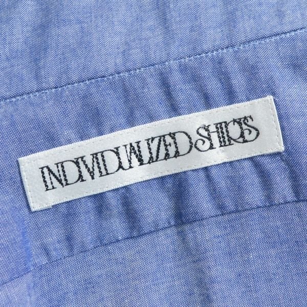 画像3: INDIVIDUALIZED SHIRTS シャンブレー ボタンダウンシャツ 【約 Lサイズ】