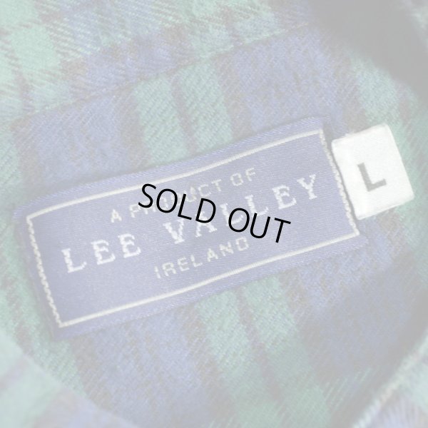 画像3: LEE VALLEY フランネルチェック スタンドカラーシャツ 【Lサイズ】