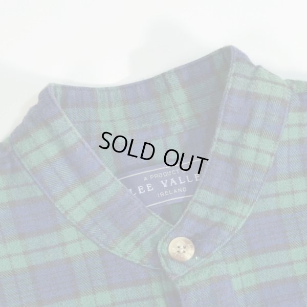 画像4: LEE VALLEY フランネルチェック スタンドカラーシャツ 【Lサイズ】