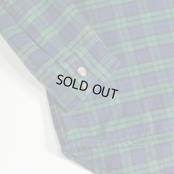 画像6: LEE VALLEY フランネルチェック スタンドカラーシャツ 【Lサイズ】