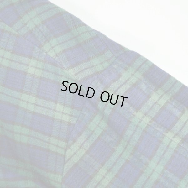 画像5: LEE VALLEY フランネルチェック スタンドカラーシャツ 【Lサイズ】