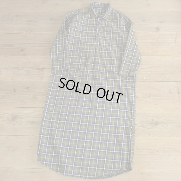 画像1: NON-FICTION Flannel Pullover Long Shirts