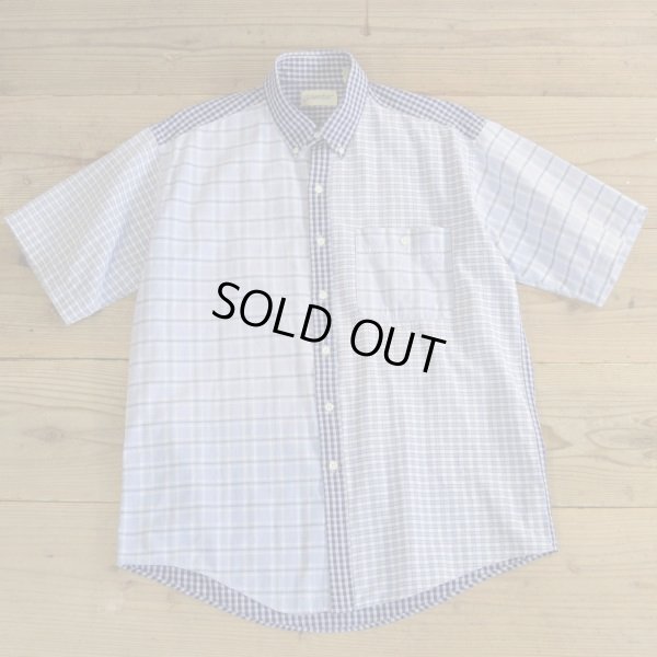 画像1: St JHON`S BAY Crazy Pattern Check Half Shirts
