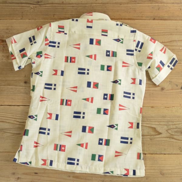 画像2: Chris Craft Flag Pattern Half Shirts