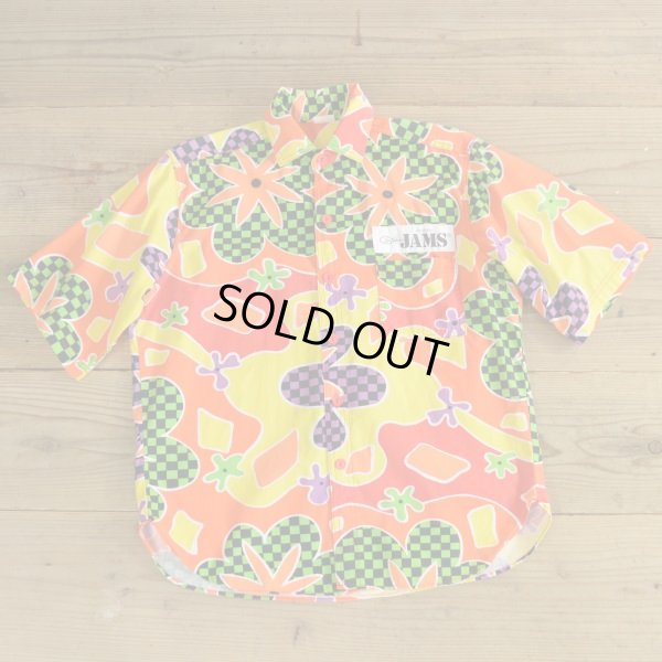 画像1: 80s ORIGINAL JAMS Flower Pattern Shirts