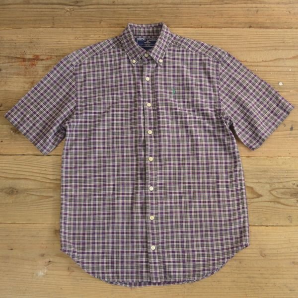 画像1: Ralph Lauren Check B.D Shirts