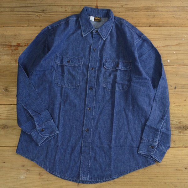 画像1: Prentiss Denim Work Shirts Dead Stock