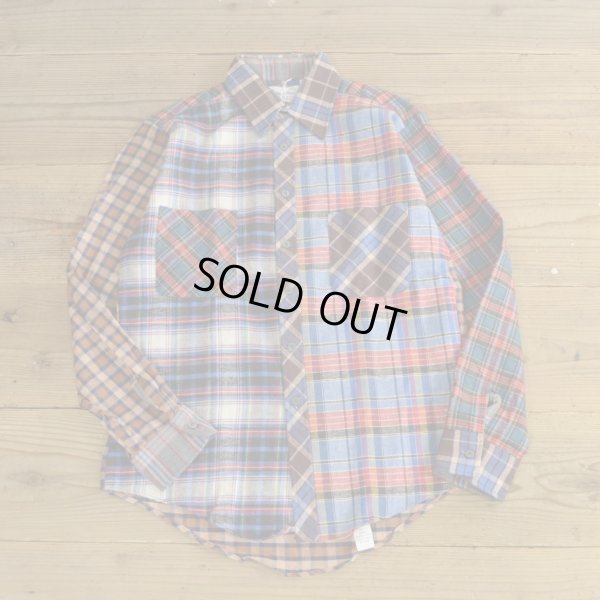 画像1: Wood Haven Crazy Pattern Flannle Shirts Dead Stock 【Medium】