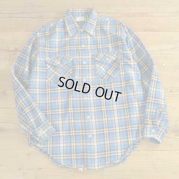 画像1: 70s OSH KOSH Flannel Shirts MADE IN USA 【Medium】