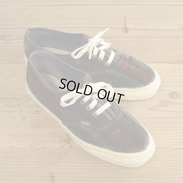 画像1: VANS AUTHENTIC Velor Stripe MADE IN USA 【24.5-25cm】