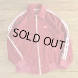 70-80s ADIDAS Velour Jersey TALON ZIP 【Medium】