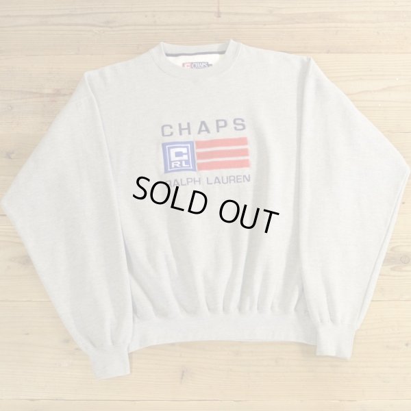 画像1: CHAPS RALPH LAUREN Embroidery Sweat 【X-Large】