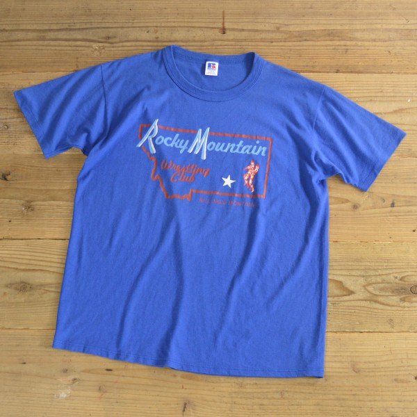 画像1: Russell Print T-Shirts MADE IN USA 【Large】