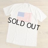 JERZEES Stars and Stripes Print T-Shirts Dead Stock MADE IN USA 【Large】
