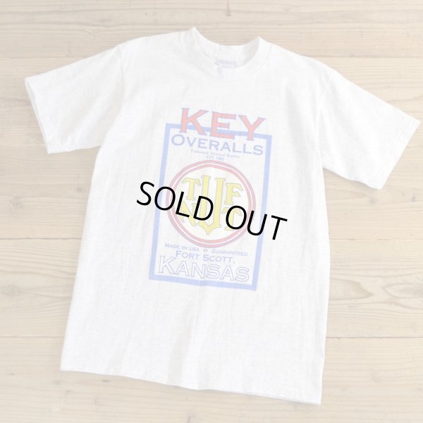 画像1: KEY Print T-Shirts Dead Stock MADE IN USA 【Medium】