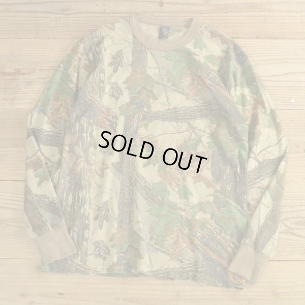 画像1: 80s Tee Swing Realtree Camouflage Long T-Shirts MADE IN USA 【Large】