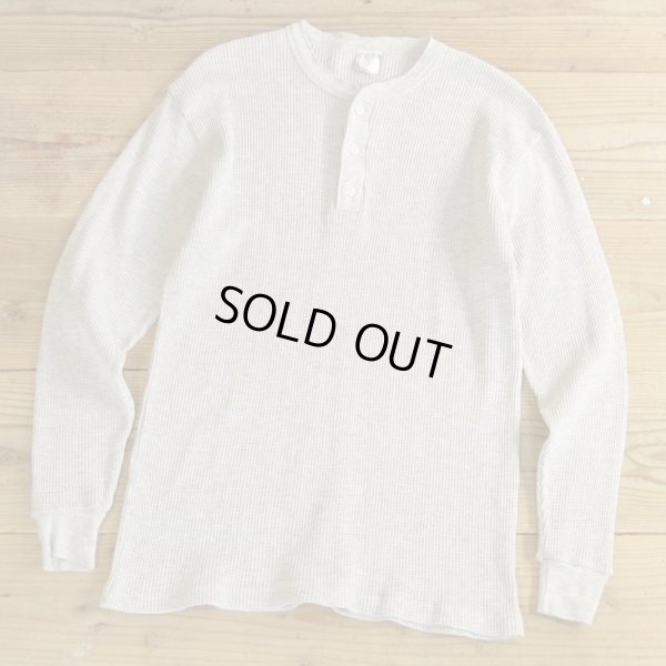 画像1: OLD FASHION Henry Neck Thermal MADE IN USA Dead Stock 【Large】