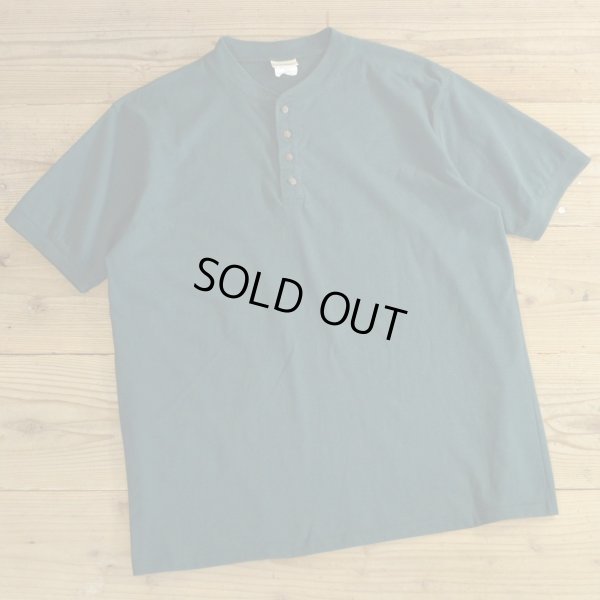 画像1: L.L.Bean Henry Neck T-Shirts MADE IN USA Dead Stock 【X-Large】