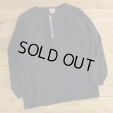 LONG JOHN 10 Button Henry Neck Long T-Shirts MADE IN USA Dead Stock 【Medium】