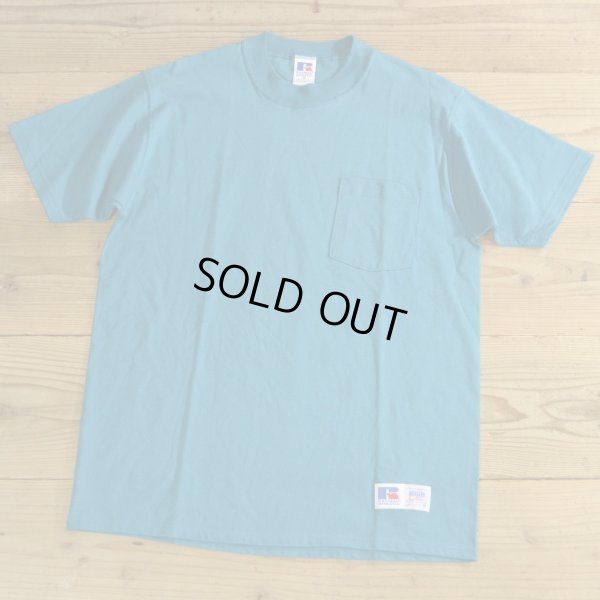 画像1: RUSSELL Pocket T-Shirts MADE IN USA Dead Stock 【Medium】