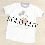80s TROPIX TOGS Mickey Mouse T-Shirts MADE IN USA Dead Stock 【Large】