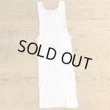 70s Hanes Rib Tank Top Dead Stock 【Large】