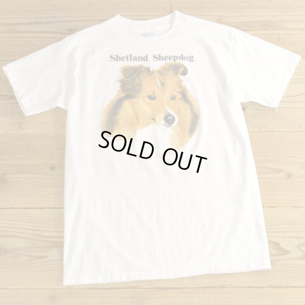 画像1: Shetland Sheepdog プリント Tシャツ USA製 【Lサイズ】