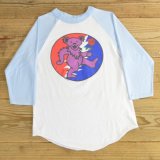 グレイトフルデッド デッドベア ラグラン Tシャツ 7分袖 USA製 【Sサイズ】