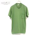 画像1: 80s Unknown Old Plain T-shirts with Pocket (1)