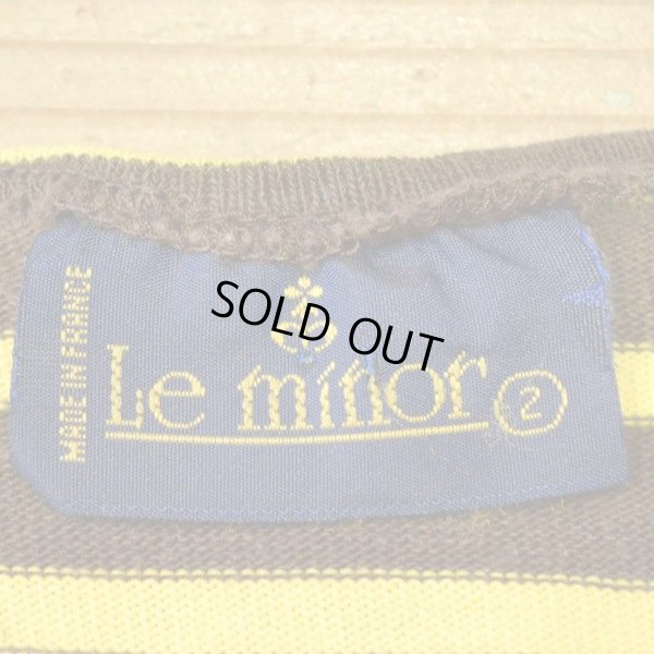 画像3: Le Minor Border Boat Neck Cutsew