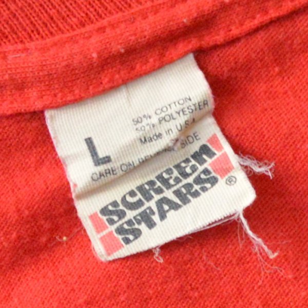 画像3: SCREENSTARS 80年代 オールド カレッジ プリントTシャツ 【Lサイズ】