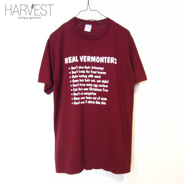 画像1: 80s SPORTSWEAR "REAL VERMONTERS" T-SHIRTS 【SALE】