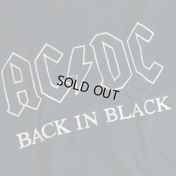 画像5: AC DC BACK IN BLACK ロックTシャツ 【約 Lサイズ】