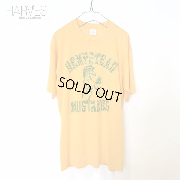 画像1: 80s SPORTSWEAR "MUSTANGS" T-SHIRTS
