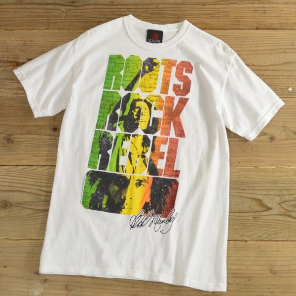 画像1: ZION Bob Marley Print T-Shirts